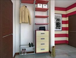 Преимущество гардеробных систем Vitra в том, что они могут использоваться даже в холлах и прихожих.